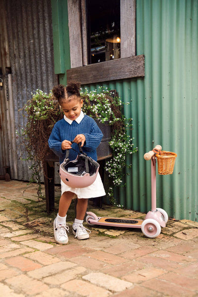 BANWOOD 3-WHEEL SCOOTER VINTAGE - DUSTY PINK - Brambles Gift Shop