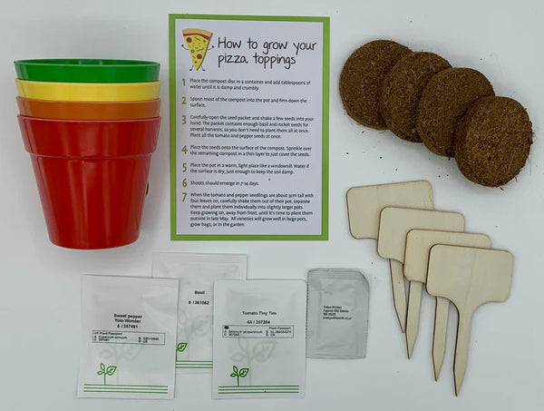 Grow Your Own Pizza Toppings