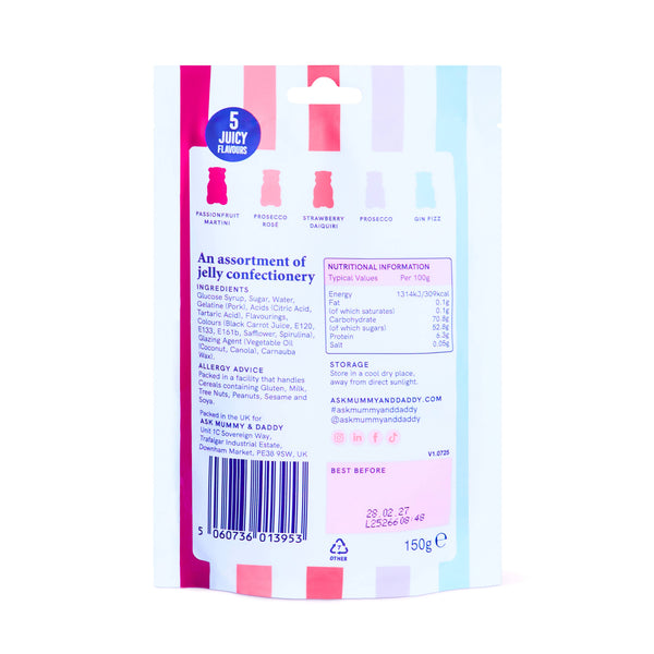 NEW Cocktail Mix Share Bag - 150g - Brambles Gift Shop