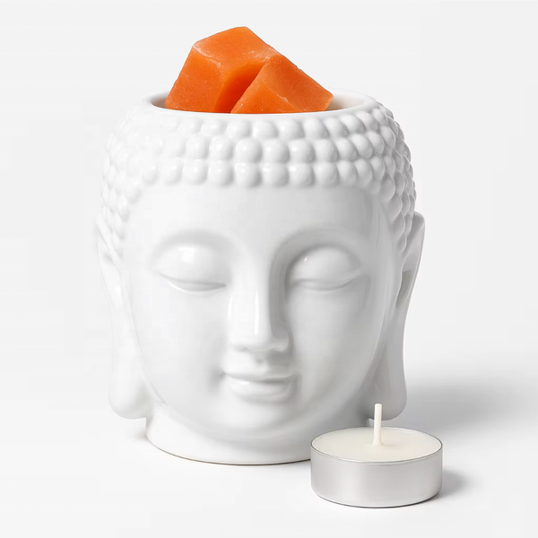 Black Buddha Wax Melt Burner - Brambles Gift Shop