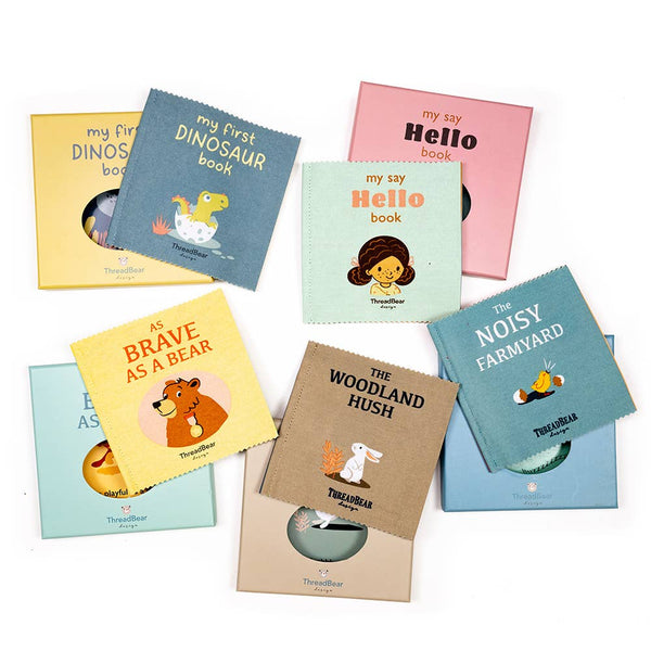 ThreadBear Brave As A Bear Rag Book