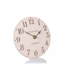 Thomas Kent Shy Pink Mantle Clock