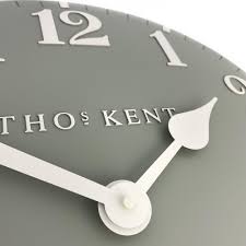 Thomas Kent 12" Arabic Wall Clock Seagrass