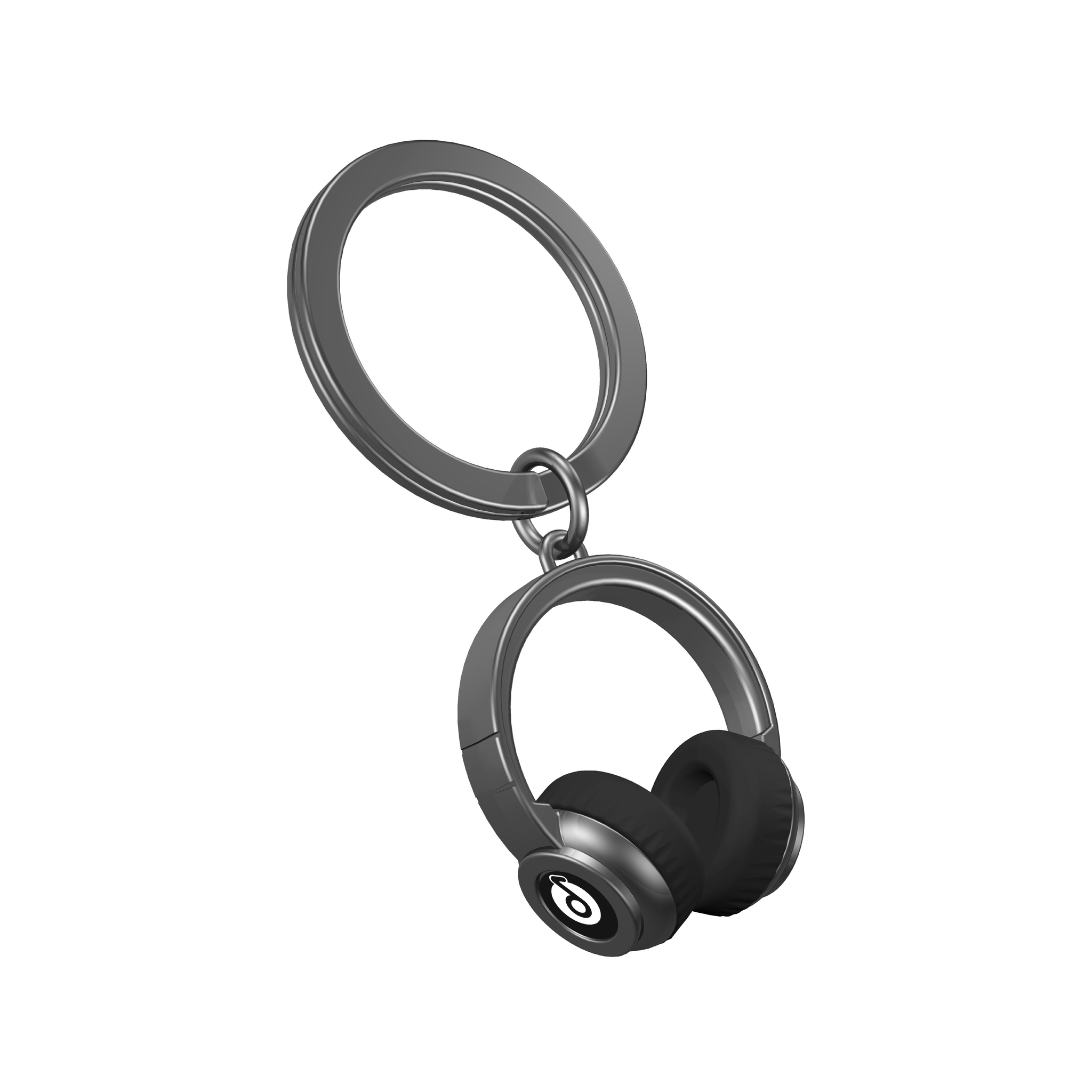 Metalmorphose Keyring - Black Headphones Keyring