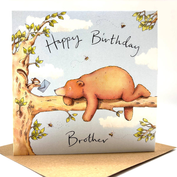 Birthday Card - Bear Brother Birthday