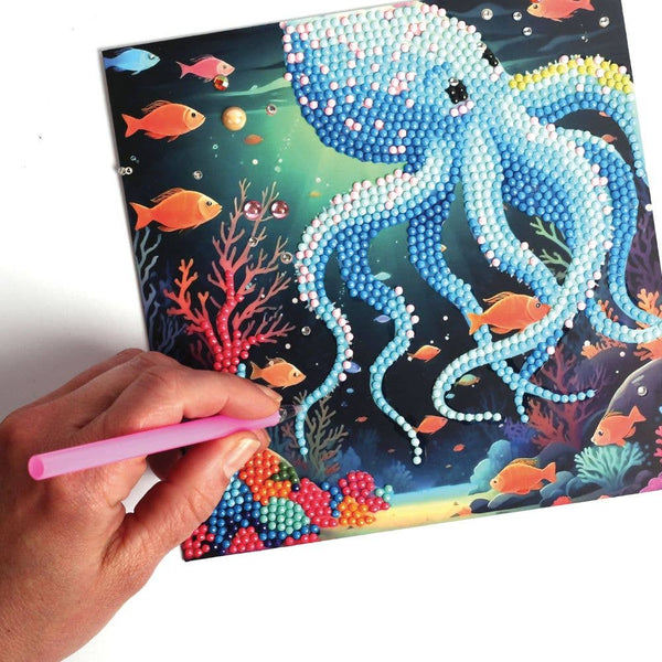 Sea World Diamond Art Kids Craft Kit - Kids Mosaics