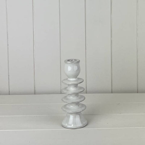 Glazed Ceramic Candle Holder
