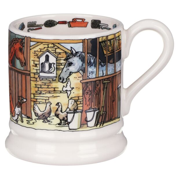 Down At The Stables 1/2 Pint Mug - Brambles Gift Shop