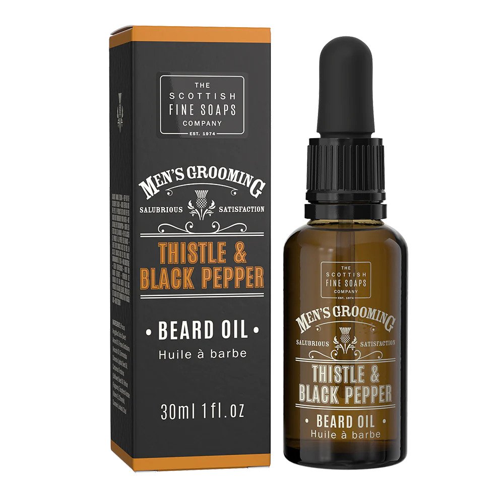 Thistle & Black Pepper Beard Oil - Brambles Gift Shop