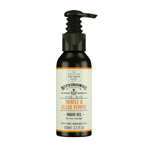 Thistle & Black Pepper Shave Gel - Brambles Gift Shop