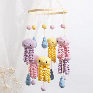 Jellyfish Baby Mobile Crochet Kit - Brambles Gift Shop