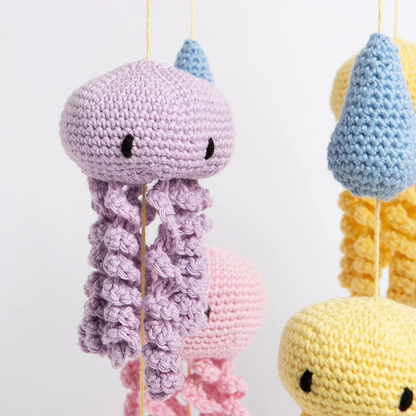 Jellyfish Baby Mobile Crochet Kit - Brambles Gift Shop