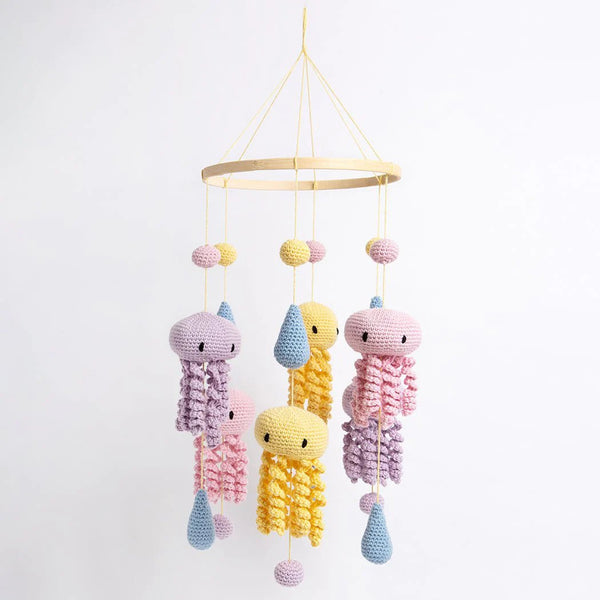 Jellyfish Baby Mobile Crochet Kit - Brambles Gift Shop