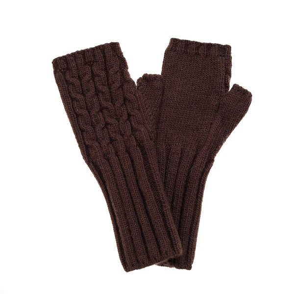 Knitted Glove Chocolate