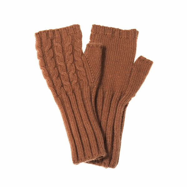Knitted Glove Mocha Mousse