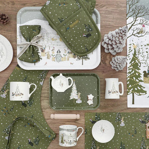 Festive Forest Adult Apron - Brambles Gift Shop
