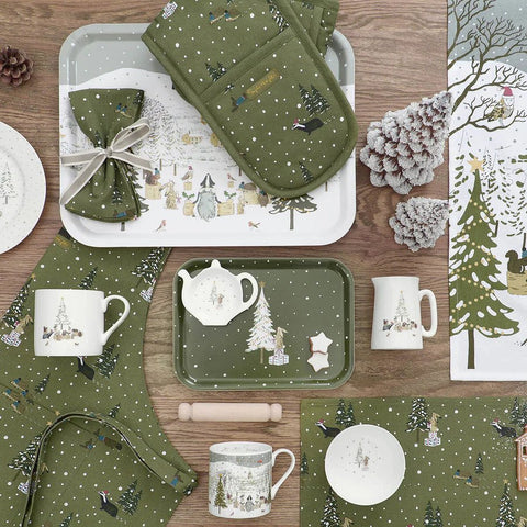 Festive Forest Adult Apron - Brambles Gift Shop