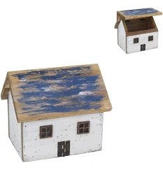 Wooden Cottage Keepsake Box