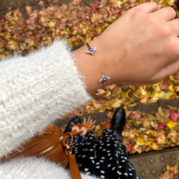 Bee Bangle - Brambles Gift Shop