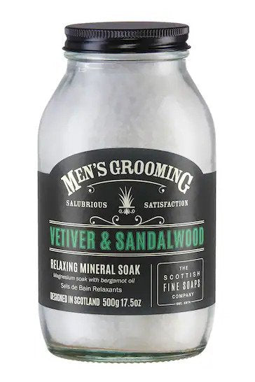 Vetiver and Sandlewood Mineral Soak - Brambles Gift Shop