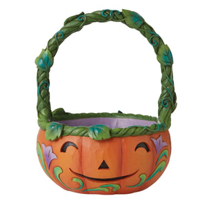 Halloween Basket Figurine - Brambles Gift Shop