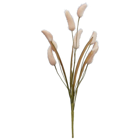 Natural Bunny Tail Artificial Flower Spray - Brambles Gift Shop