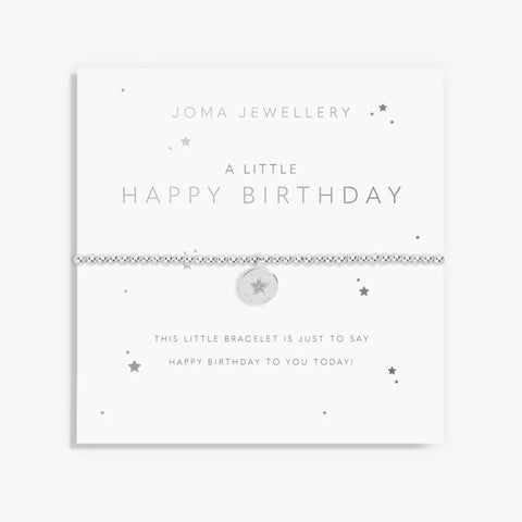 Children's A Little Happy Birthday Bracelet