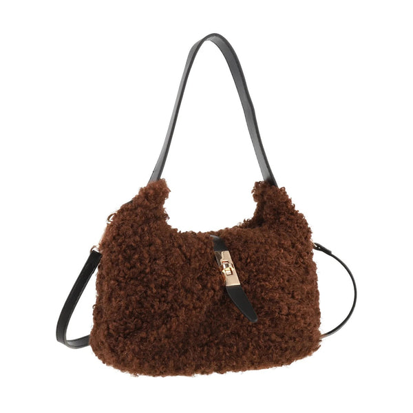 Chocolate Fur Effect Bag