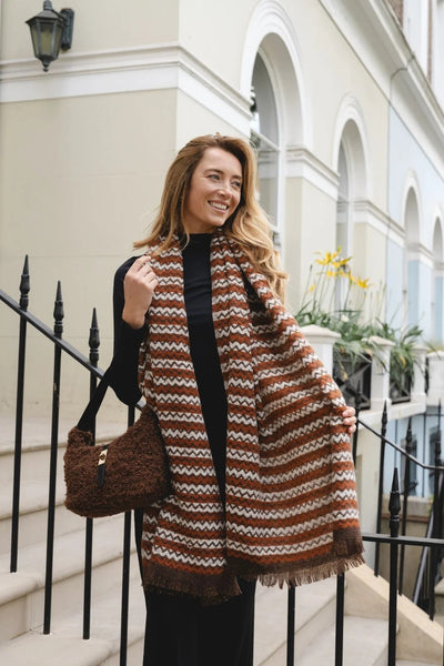 Chocolate Fur Effect Bag