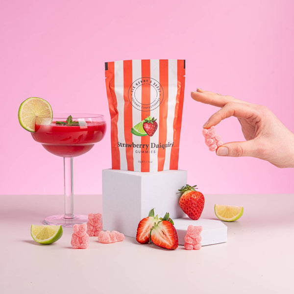 Strawberry Daiquiri Cocktail Gummies - Brambles Gift Shop