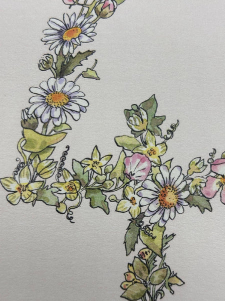 40th Anniversary Card - Wildflowers
