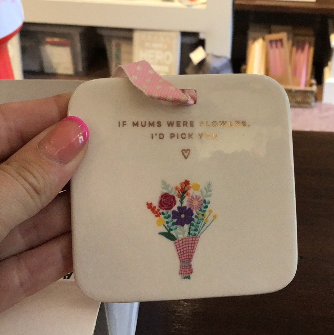 With Love Ceramic Hangers/Tiles/Plaques - Brambles Gift Shop