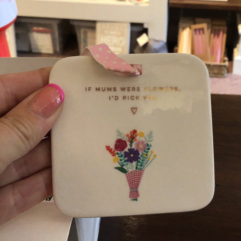 With Love Ceramic Hangers/Tiles/Plaques - Brambles Gift Shop
