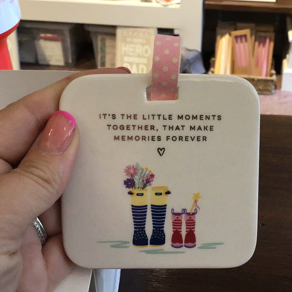 With Love Ceramic Hangers/Tiles/Plaques - Brambles Gift Shop
