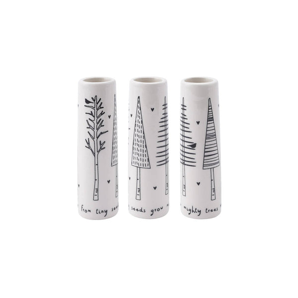 'From Tiny Seeds Grow Mighty Trees' Bud Vase - Brambles Gift Shop