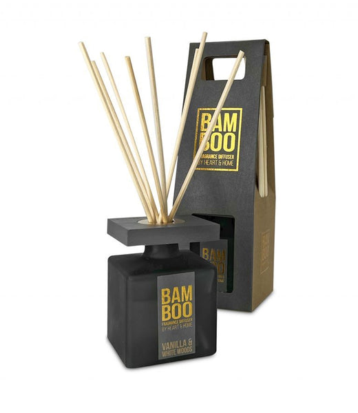 Vanilla& White Wood Reed Diffuser - Brambles Gift Shop