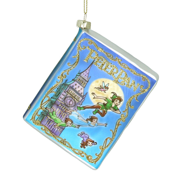 Peter Pan Glass Book Tree Decoration - Brambles Gift Shop