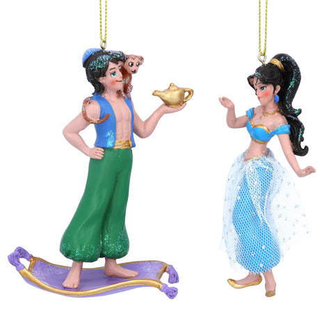 Aladdin & Jasmine Resin Hanging Decoration - Brambles Gift Shop