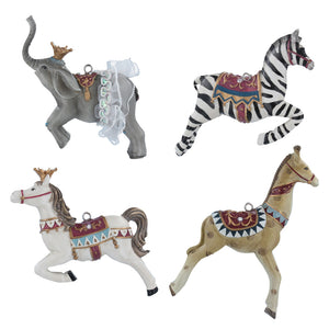 Circus Animals Resin Tree Decoration - Brambles Gift Shop