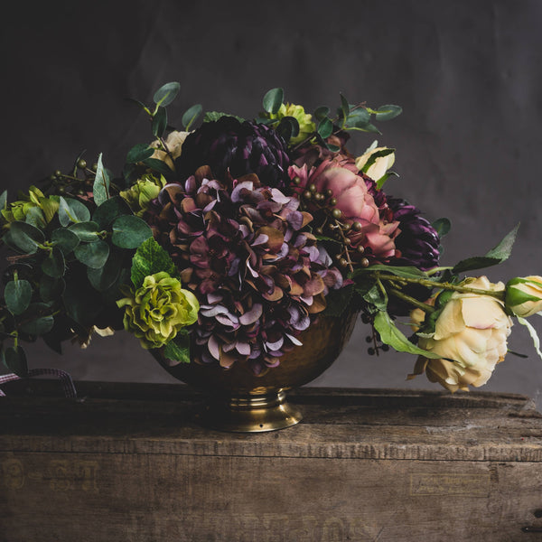 Autumn Burgundy Hydrangea - Brambles Gift Shop