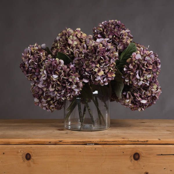 Autumn Burgundy Hydrangea - Brambles Gift Shop