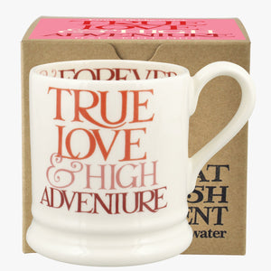 Pink Toast True Love 1/2 Pint Mug - Brambles Gift Shop