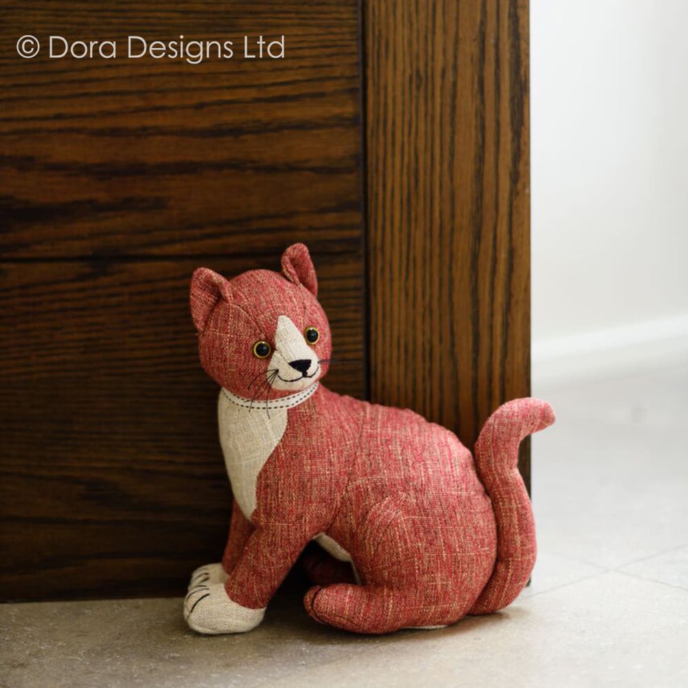 Red Tabby Cat Doorstop - Brambles Gift Shop