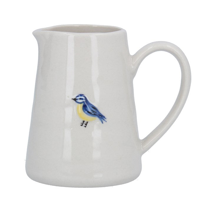 Blue Tit Ceramic Mini Jug - Brambles Gift Shop