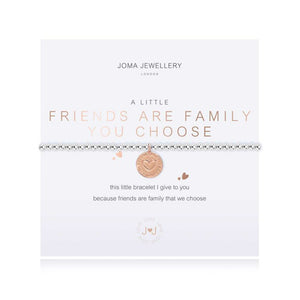 A little Friends Are The Family We Choose Bracelet - Brambles Gift Shop