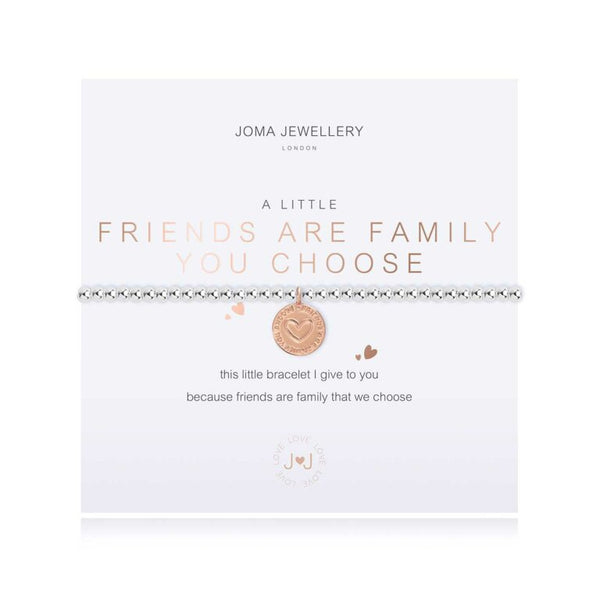 A little Friends Are The Family We Choose Bracelet - Brambles Gift Shop