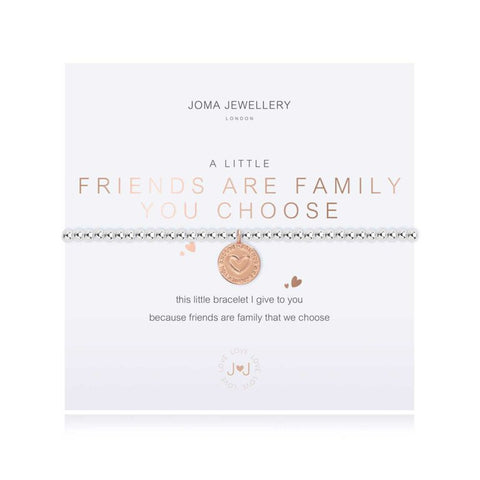 A little Friends Are The Family We Choose Bracelet - Brambles Gift Shop