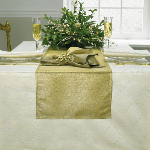 Gold Wide Table Runner - Brambles Gift Shop