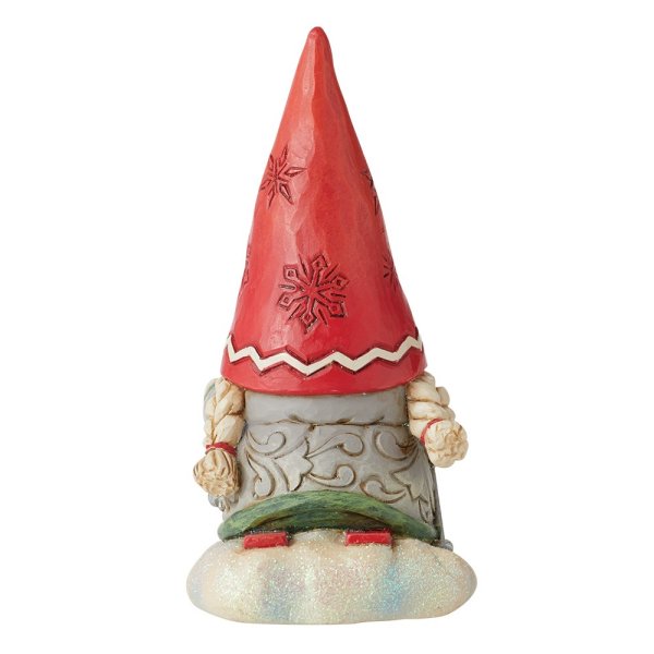 Gnome Skier Figurine - Brambles Gift Shop