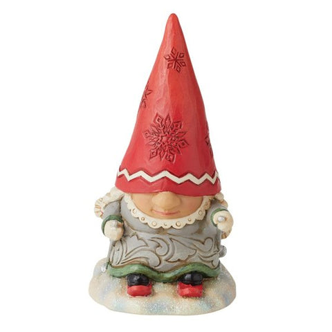 Gnome Skier Figurine - Brambles Gift Shop